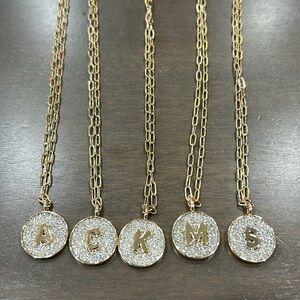 Pavé Initial Pendant Necklace
BaubleBar NEW